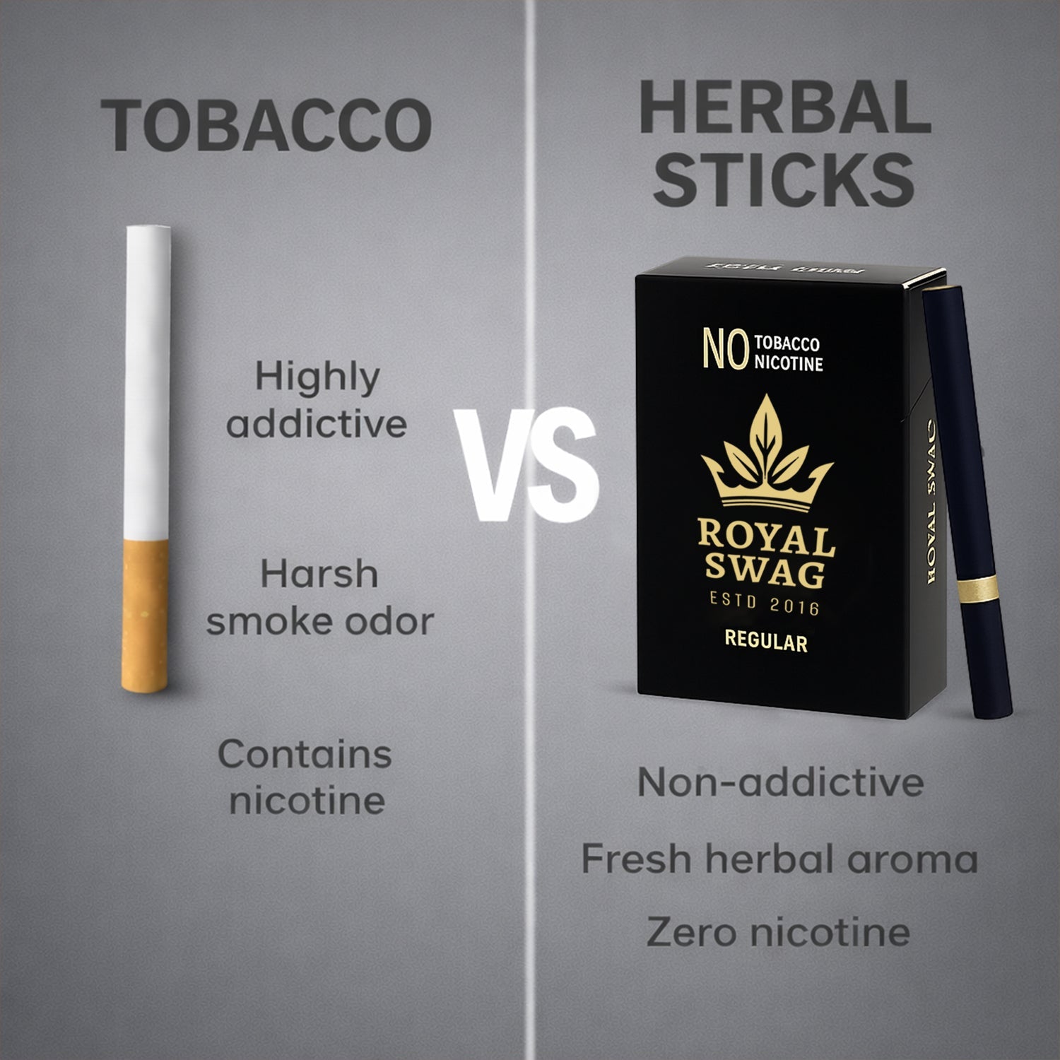 Frutta and Regular Flavor Herbal Cigarettes - 20 Sticks