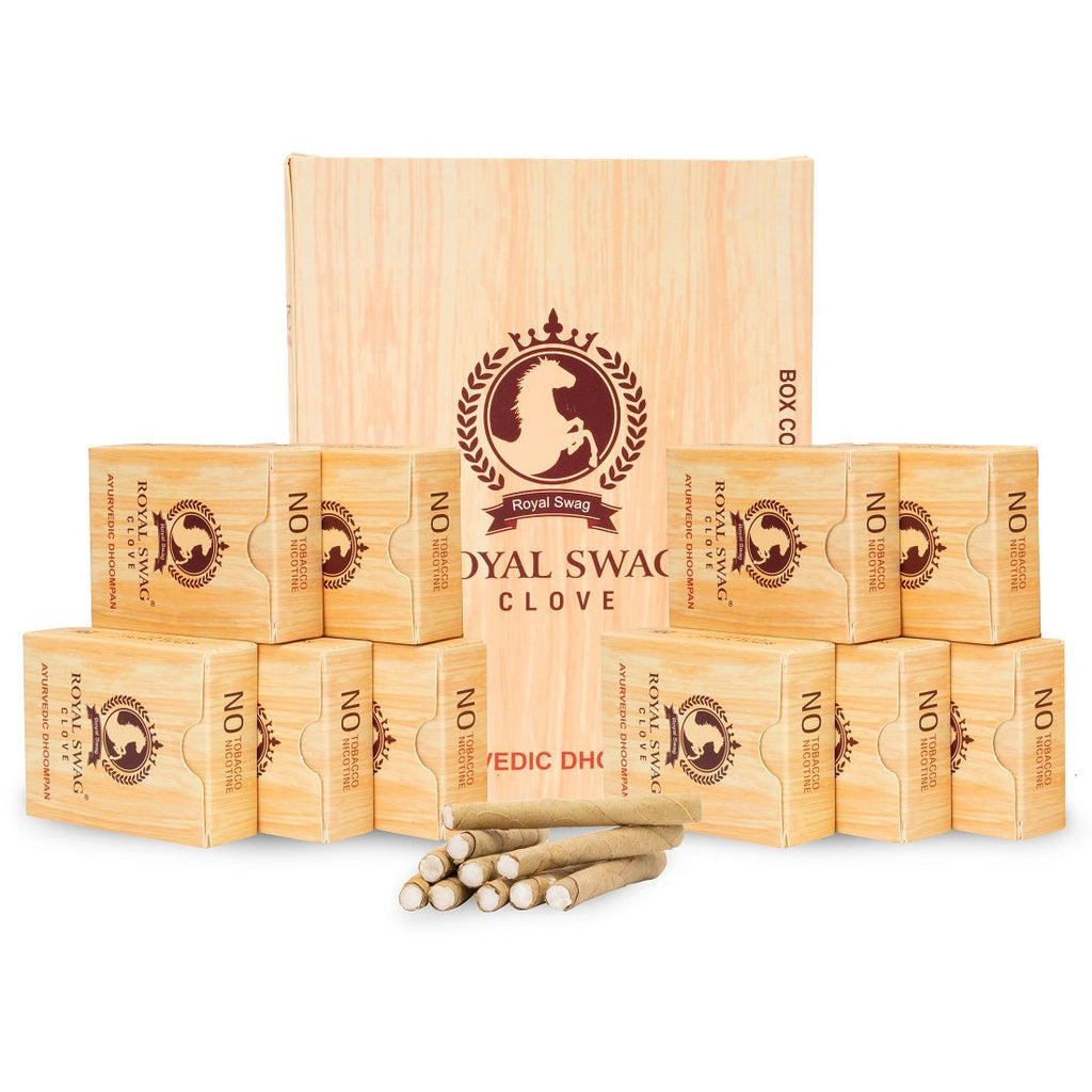 Long Ayurvedic Herbal Filtered Bidi (Pack of 10 - 20 Bidi/Pack)