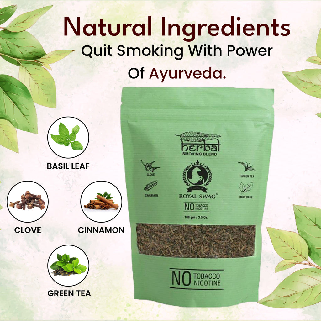 Tobacco & Nicotine Free Herbal Smoking Blend - 1 Pack (3.5 Oz/ 100G)