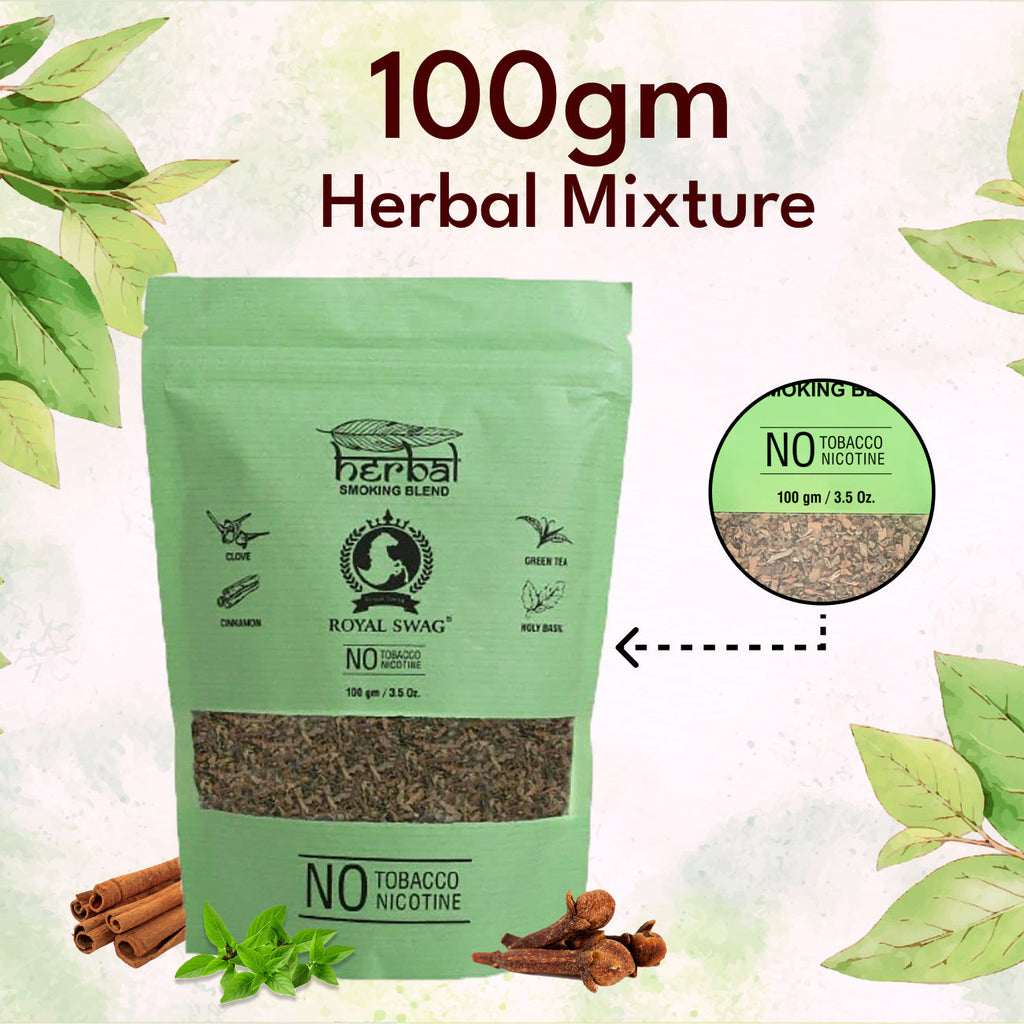 Tobacco & Nicotine Free Herbal Smoking Blend - 1 Pack (3.5 Oz/ 100G)